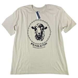 Pendleton | New Woolen Mills T-shirt with Sheep | Size XL